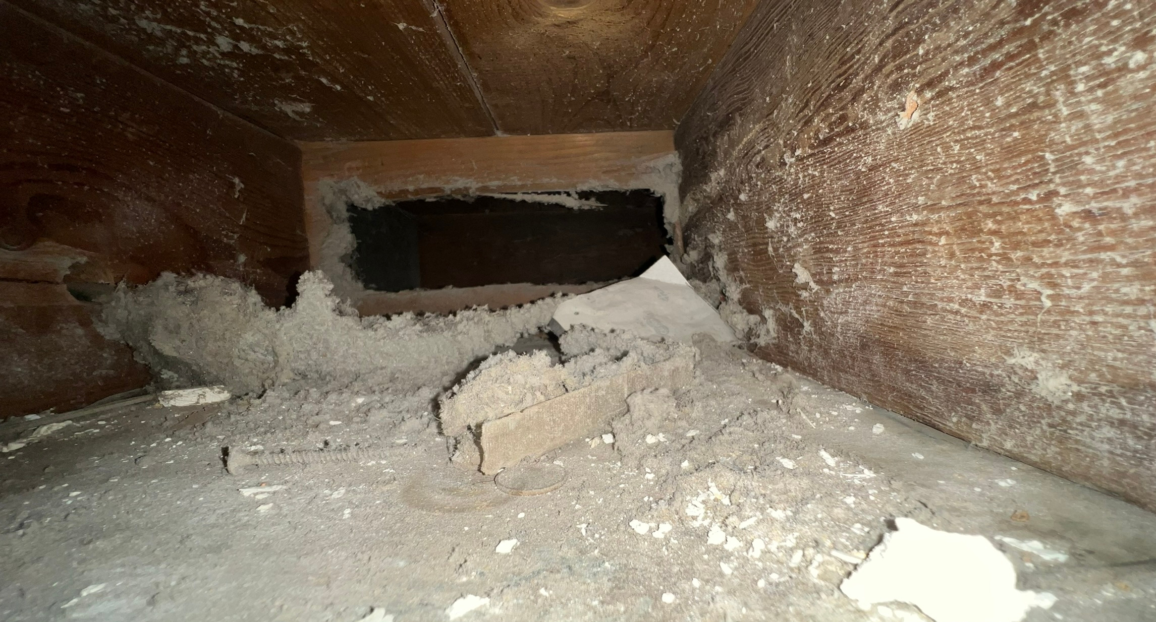 Furnace and duct cleaning - before