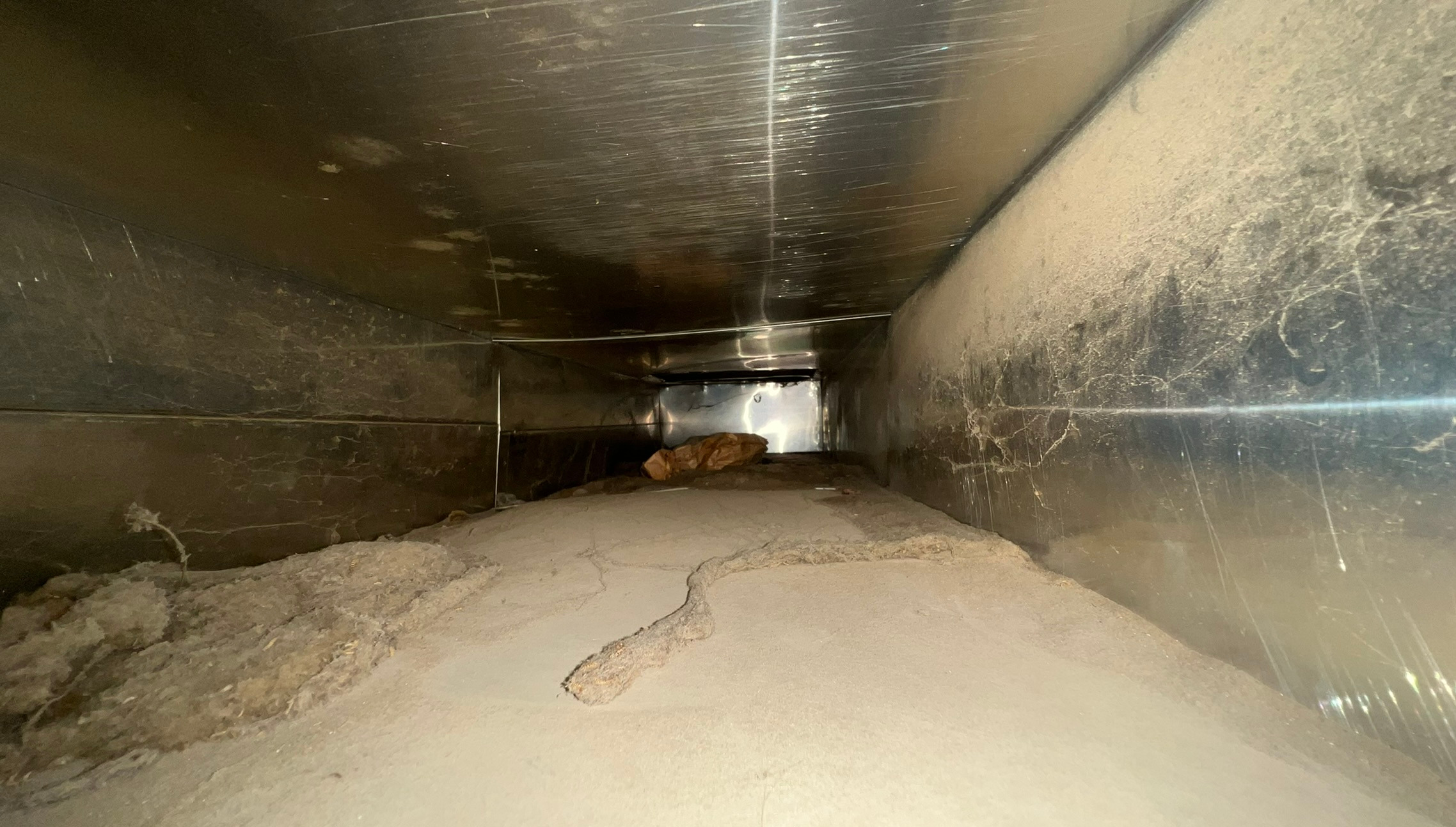 Furnace and duct cleaning - before