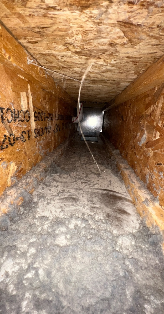Furnace and duct cleaning - before